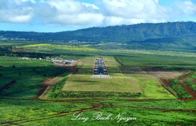 High Final to Lanai Airport, Lanai City, Lanai, Hawaii 047  