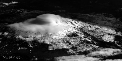 Lenticular clouds, aka Cap Clouds over Mount Adams, Cascade Mountains, Washington 077 