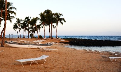 Morning Walk around hotel, Kona, Hawaii  