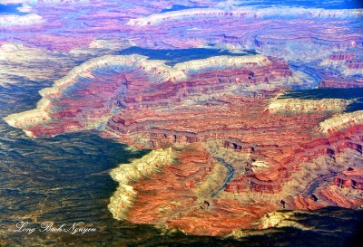 The Grand Canyon National Park from 41,000 feet, Arizona 069  