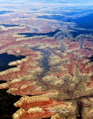 The Grand Canyon National Park from 41,000 feet, Arizona 080  