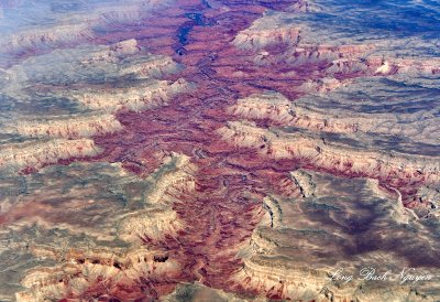 The Grand Canyon National Park from 41,000 feet, Arizona 060  