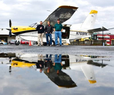 Daher Kodiak SN13, Gary, Jared, Brad at Ace Aviation Renton Airport, Washington 001  