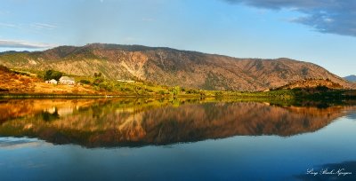 Perfect Reflection on Roses Lake, Stormy Mountain, Manson, Washington 106  