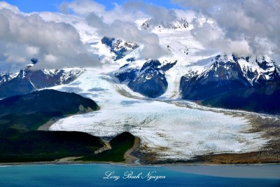 Glacier Bay National Monument, La Perouse Glacier, Middle Dome, Mt Dagelet, Mt La Perouse, Fairweather Range,  Alaska  582 