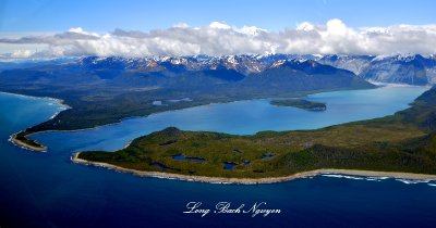 Glacier Bay National Monument, Lituya Bay, Mt Fairweather, Mt Quincy Adams, Fairweather Range, Alaska  608  