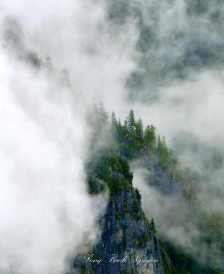 Low cloud on Philadelphia Mountain,  Mount Index, Cascade Mountains, Washington 141  