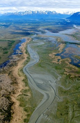 Duck Flats, Matanuska Peak and Valley, over Knik Alaska 162  