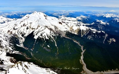 Glacier Peak, Disappointment Peak, Cool Glacier, Chocolate Glacier, Chocolate Cree, South Guardian Rock, North Guardian Glacier,