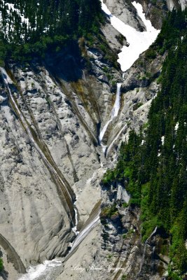 Waterfalls of Ptarmigan Ridge, Mount Baker, Washington 149