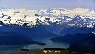 Le Conte Inlet, Le Conte Glacier, Devil's Thumb, Kates Needle, Wrangell, Alaska 624  