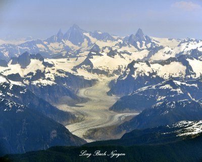 Patterson Glacier, Devils Thumb, Cats Ears, Tongass National Forest, North of Petersburg, Alaska 647