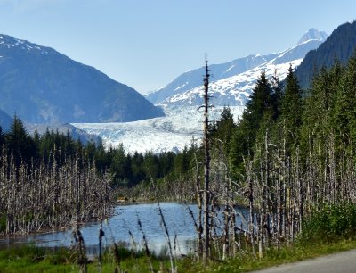 Mendenhall Glacier, Bullard Mtn, Stroller White Mtn, Juneau, Alaska  