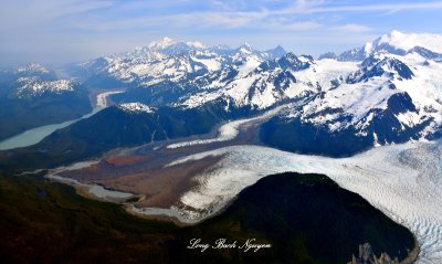 Glacier Bay National Park, La Perouse Glacier, Mount Dagelet, Crillon Lake, South Crillon, Mount Orville, Mount Wilbur,  
