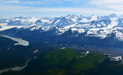 Grand Plateau Glacier, Mt Watson, Mt Root, Mt Lodge, Glacier Bay National Monument, Alaska 251  