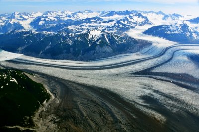 Grand Plateau Glacier, Mt Lodge, St Elias Mountains, Glacier Bay National Monument, Alaska 290