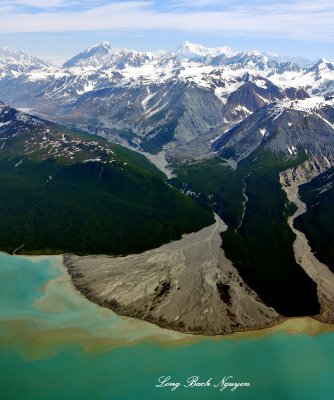 Alluvial Fan of Butler Glacier,Mount Seattle, Tongass National Forest, Alaska 461