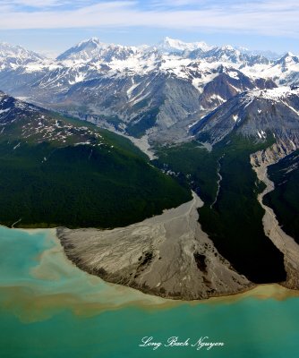 Alluvial Fan of Butler Glacier,Mount Seattle, Tongass National Forest, Alaska 461  