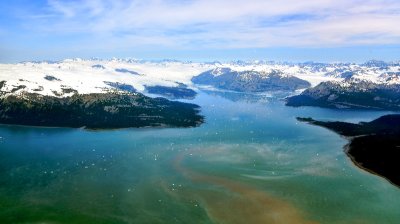 Icy Bay, Guyot Glacier, Yahtse Glacier, Guyot Hills,  Saint Elias Mountains, Wrangell Saint Elias National Park, SE AK