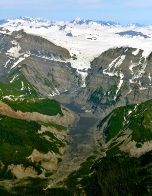 Robinson Mountains, Beare Glacier, Guyot Glacier, Wrangell Saint Elias National Monument, Southeast Alaska 721