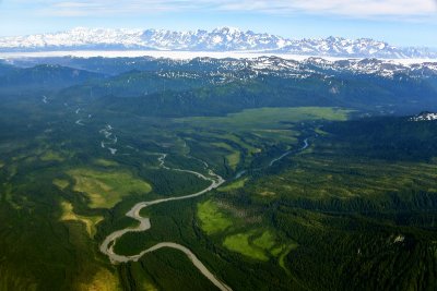 Kulthieth Creek, Kaliafa River, Robinson Mountains, Bering Glacier, Waxell Ridge, Mount Steller, Southeast Alaska 819 