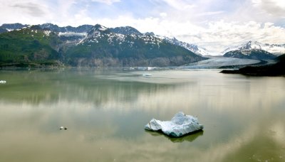 Iceberg on Upper Lake George, Colony Glacier, Lake George Glacier, Alaska 164a  