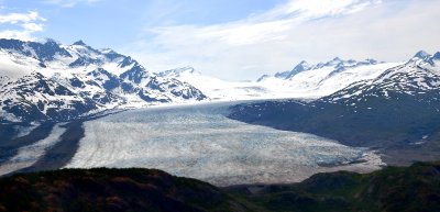 Lateral Moraine and Terminal Moraine of Lake George Glacier, Chugach Mountain Range, Alaska 186  