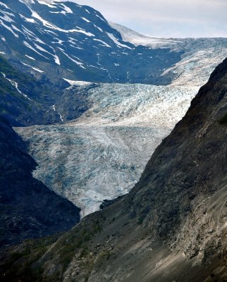 Whiteout Glacier, Upper Lake George, Chugach State Park, Alaska 817 
