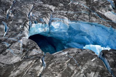 Ice Cave of Lake George Glacier, Palmer, Alaska 878  