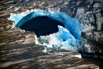 Ice Cave of Lake George Glacier, Palmer, Alaska 889 