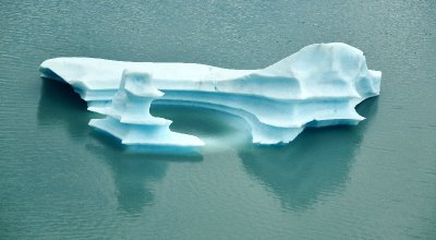 Iceberg on Lake George, Knik Glacier, Palmer, Alaska 1025  