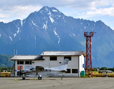Flying Coconut Kodiak at Palmer Airport, Palmer Alaska 1332  