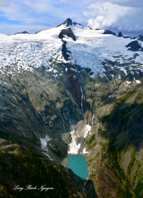 Sulphide Glacier, Sulphide Lake, Summit Pyramid, Crystal Glacier, Mount Shuksan, North Cascades Mountain, Washington 497