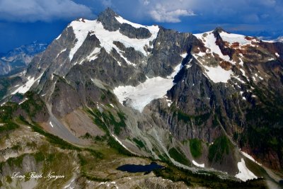 Mount Shuksan, Upper Curtis Glacier, Summit Pyramid, The Hourglass, Lower Curtis Glacier, Fisbet Chimney, North Cascades