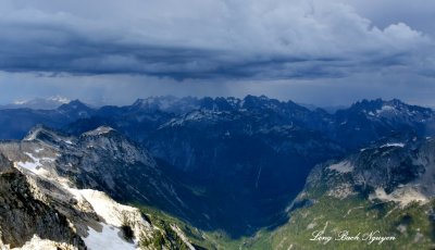 Thunderstorm over The North and South Picket Range, North Cascades National Park, North Cascades Mountain, Washington 563 