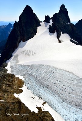 Chimney Rock and Overcoat Glacier, Cascade Mountains, Washington 441  
