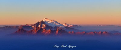 Golden Hour on Twin Sisters, Mount Baker, and Mount Shuksan, North Cascades Mountain, Washington 062