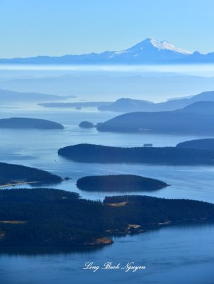 Mount Baker and San Juan Islands of Washington State 