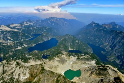 Alpine Lakes Wilderness, Maloney Ridge, Big Heart Lake, Atrium Peak, Angeline Lake, St Agnes Ridge,Azure Lake,Azurite Lake  
