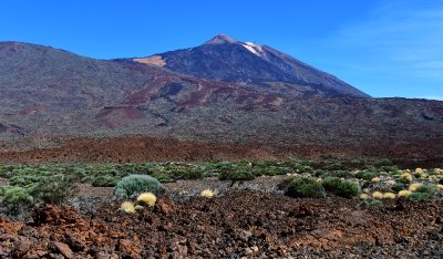 Landscape on Mount Teide, Teide National Park, Tenerife Spain 321 