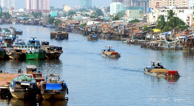 Boat Activities on Kenh Te in Saigon, Vietnam 146