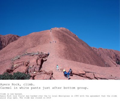 250 Ayers Rock - Climb, Carmel on way up.jpg