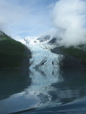 Wellesley Glacier Reflected in College Fjord