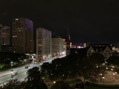14 Woodward Avenue at Night