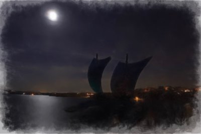05 Moonlight Sail On Shadow Lake