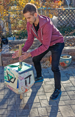 Dreidel, Dreidel, Dreidel, I Made You out of Paper and Cardboard and Duct Tape