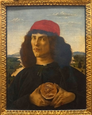013 Portrait of a Young Man with medal 1475-76 - BOTTICELLI.JPG