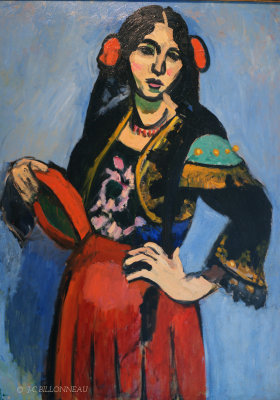037 Spanish woman with tambourine 1909 - Henri MATISSE.jpg