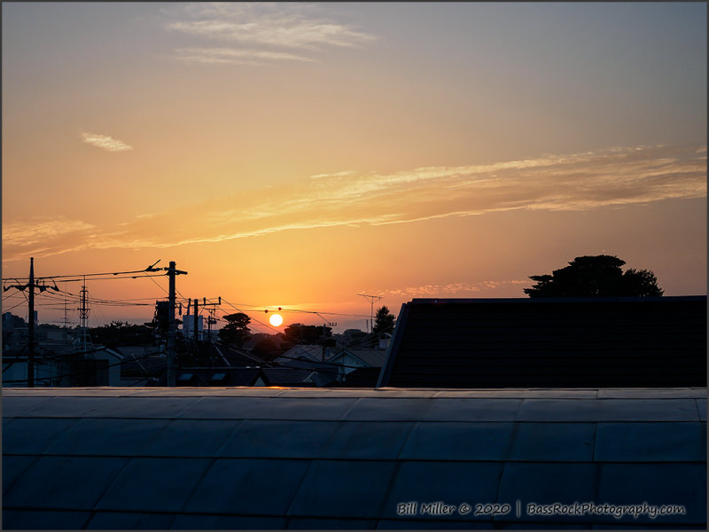 Sunset from our Roof