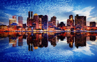 Boston Water Reflection